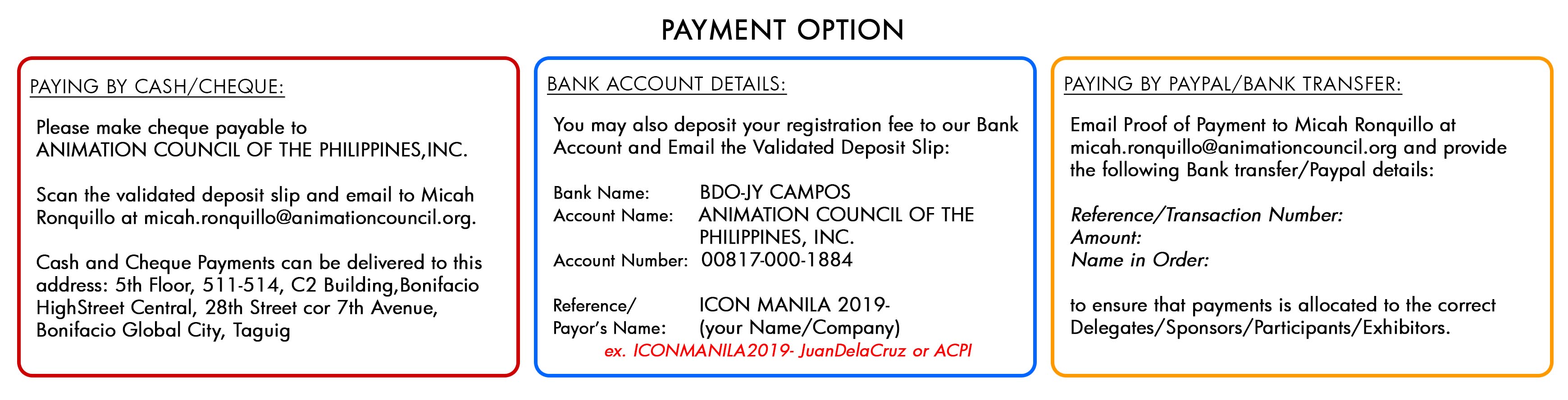 Icon Manila Payment Options 2